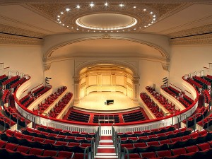 Main stage, Carnegie Hall