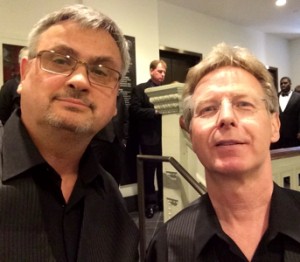 Georg and I backstage at Carnegie Hall